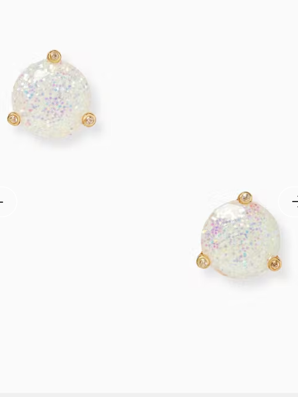 ✨Kate Spade Rise And Shine Glitter Opal Studs✨